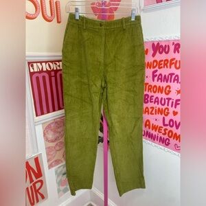 NWT KARL MARC JOHN PYREX OLIVE PANTS